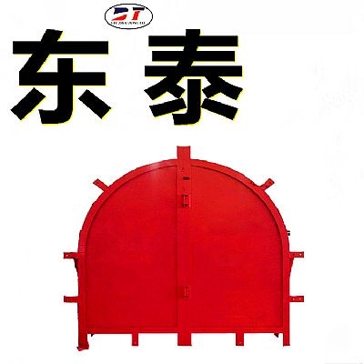 廠家定制煤礦井上用斜風(fēng)井防爆門 緩解沖擊波密封防爆門 礦山斜風(fēng)井門
